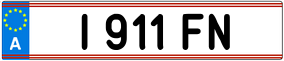 Truck License Plate